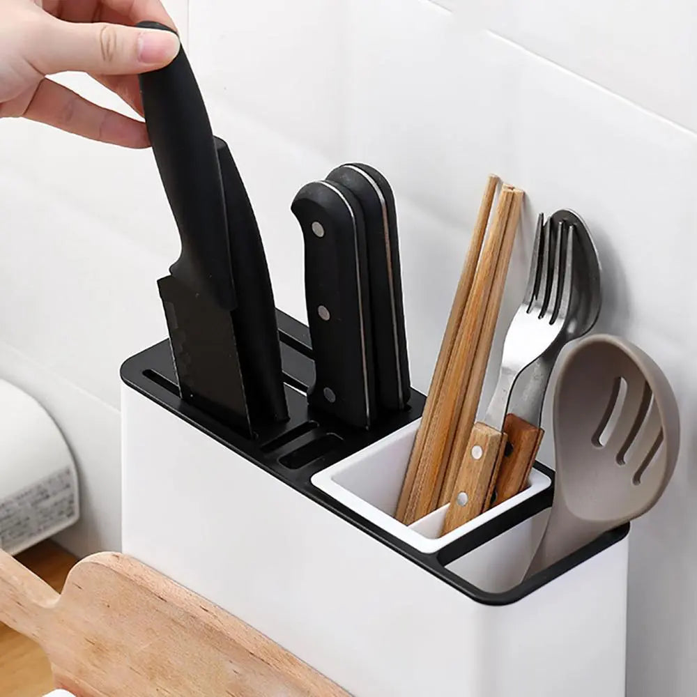 Tableware Storage Holders Kitchen Knife Plastic Storages Racks For Kitchen Convenience Cabinet Kitchen Gadgets - Glam WOW