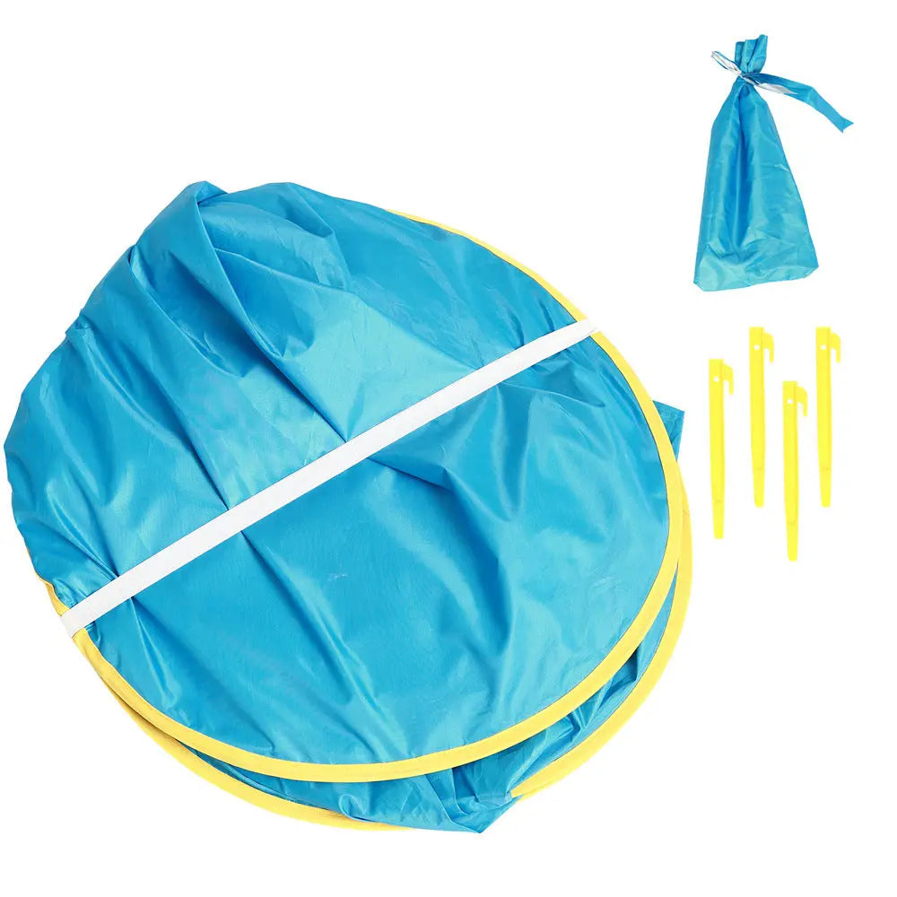 Baby Beach Tent Kids Outdoor Camping Easy Fold Up Waterproof  Up Sun Awning Tent UV-protecting - Glam WOW