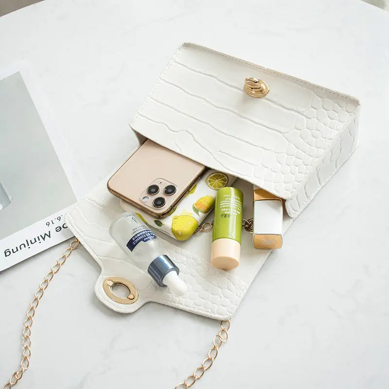 Women's Casual Fashion Stone Pattern Shoulder Bag - Glam WOW
