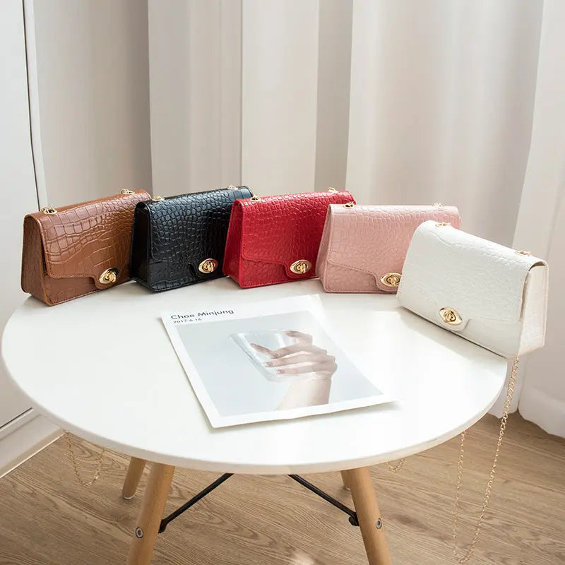 Women's Casual Fashion Stone Pattern Shoulder Bag - Glam WOW