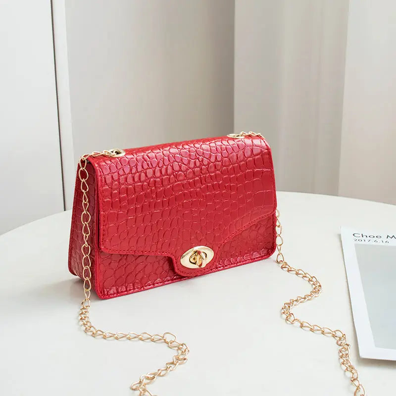Women's Casual Fashion Stone Pattern Shoulder Bag - Glam WOW