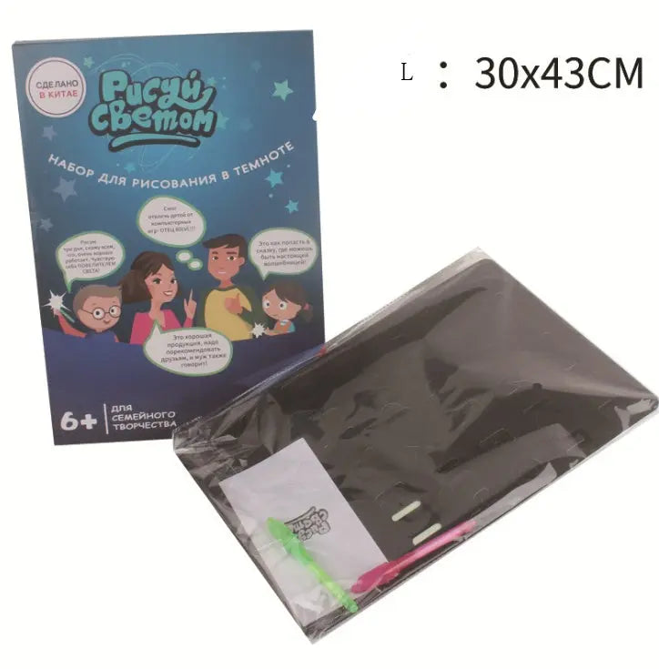 Educational Toy Drawing Pad 3D Magic 8 Light Effects Puzzle Board Sketchpad - Glam WOW