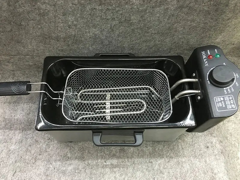 Household 3L French Fries Electromechanical Fryer - Glam WOW